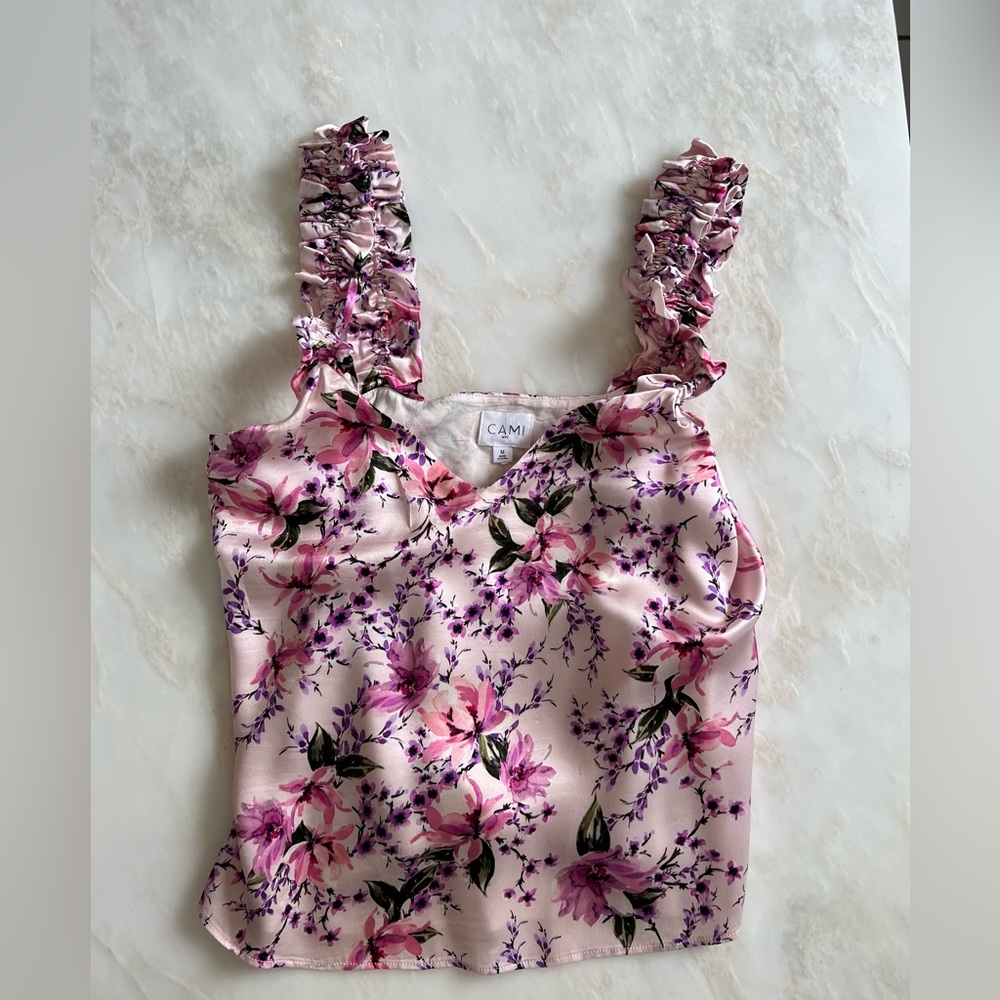 Cami NYC Silk Floral Cami